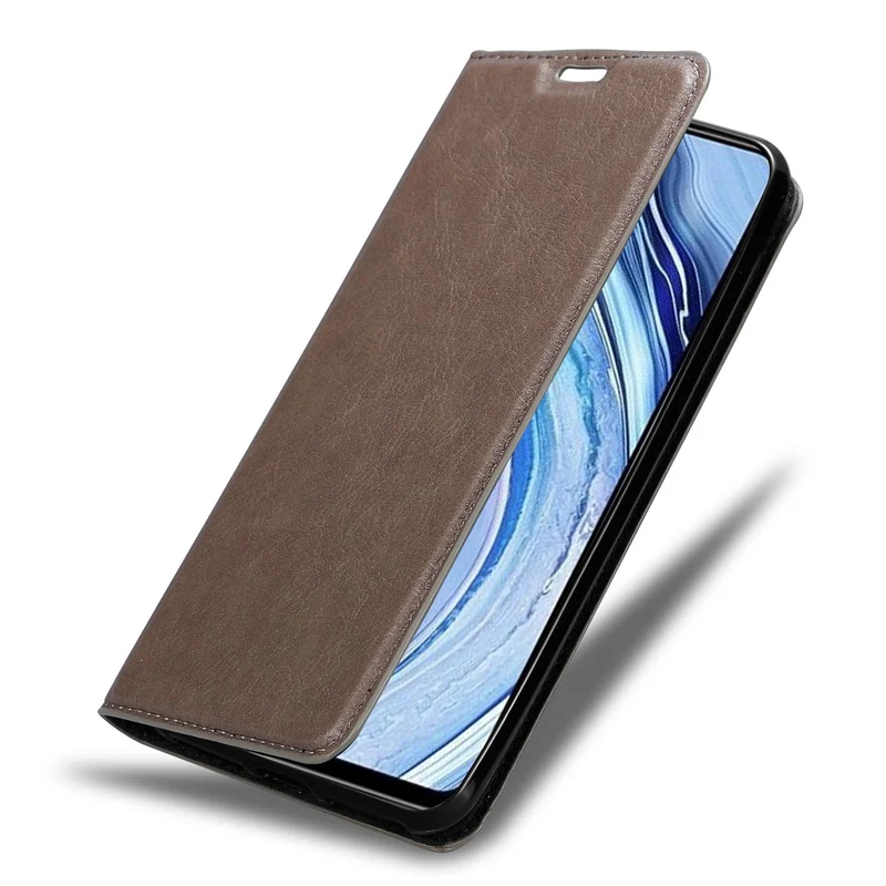 Cadorabo Hülle kompatibel mit Xiaomi RedMi NOTE 9 PRO / NOTE 9S Schutzhülle mit Magnetverschluss, Standfunktion und Kartenfach