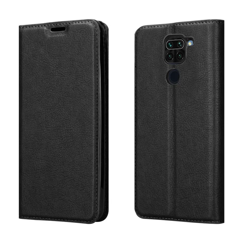 Cadorabo Hülle kompatibel mit Xiaomi RedMi NOTE 9 Schutzhülle mit Magnetverschluss, Standfunktion und Kartenfach