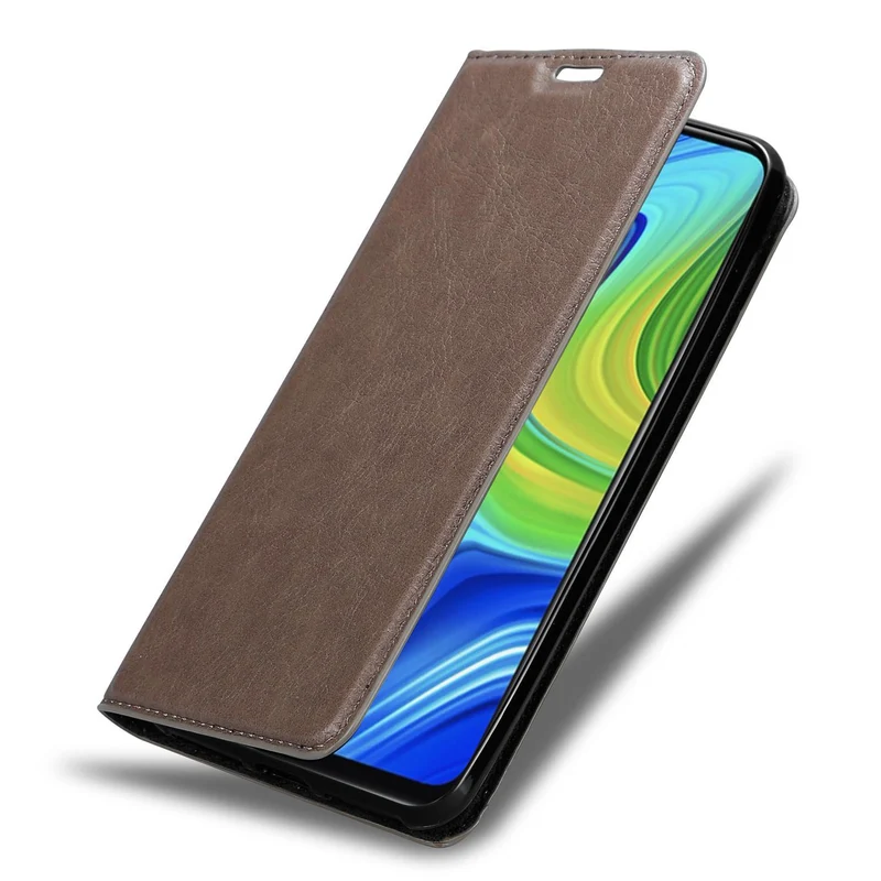 Cadorabo Hülle kompatibel mit Xiaomi RedMi NOTE 9 Schutzhülle mit Magnetverschluss, Standfunktion und Kartenfach