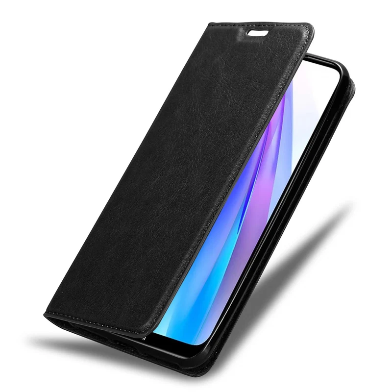 Cadorabo Hülle kompatibel mit Xiaomi RedMi NOTE 8T Schutzhülle mit Magnetverschluss, Standfunktion und Kartenfach