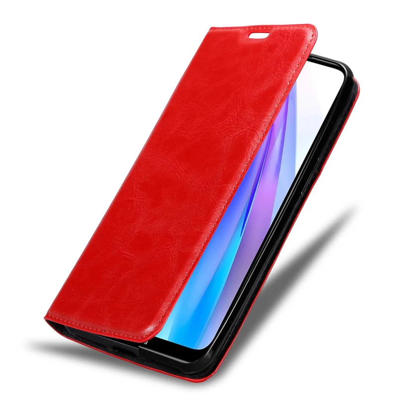 Cadorabo Hülle kompatibel mit Xiaomi RedMi NOTE 8T Schutzhülle mit Magnetverschluss, Standfunktion und Kartenfach
