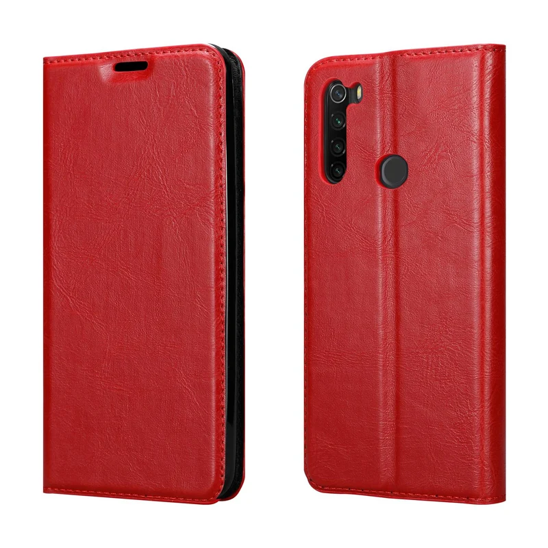 Cadorabo Hülle kompatibel mit Xiaomi RedMi NOTE 8T Schutzhülle mit Magnetverschluss, Standfunktion und Kartenfach