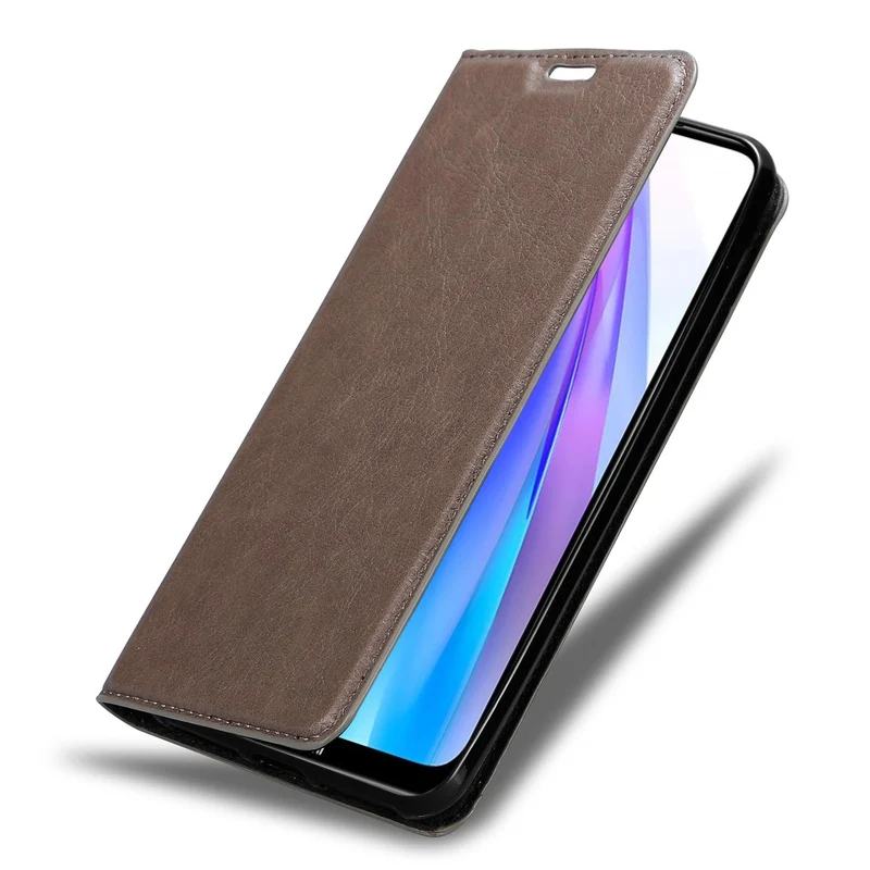 Cadorabo Hülle kompatibel mit Xiaomi RedMi NOTE 8T Schutzhülle mit Magnetverschluss, Standfunktion und Kartenfach