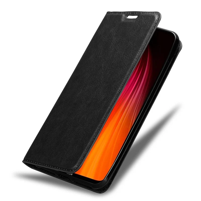 Cadorabo Hülle kompatibel mit Xiaomi RedMi NOTE 8 Schutzhülle mit Magnetverschluss, Standfunktion und Kartenfach