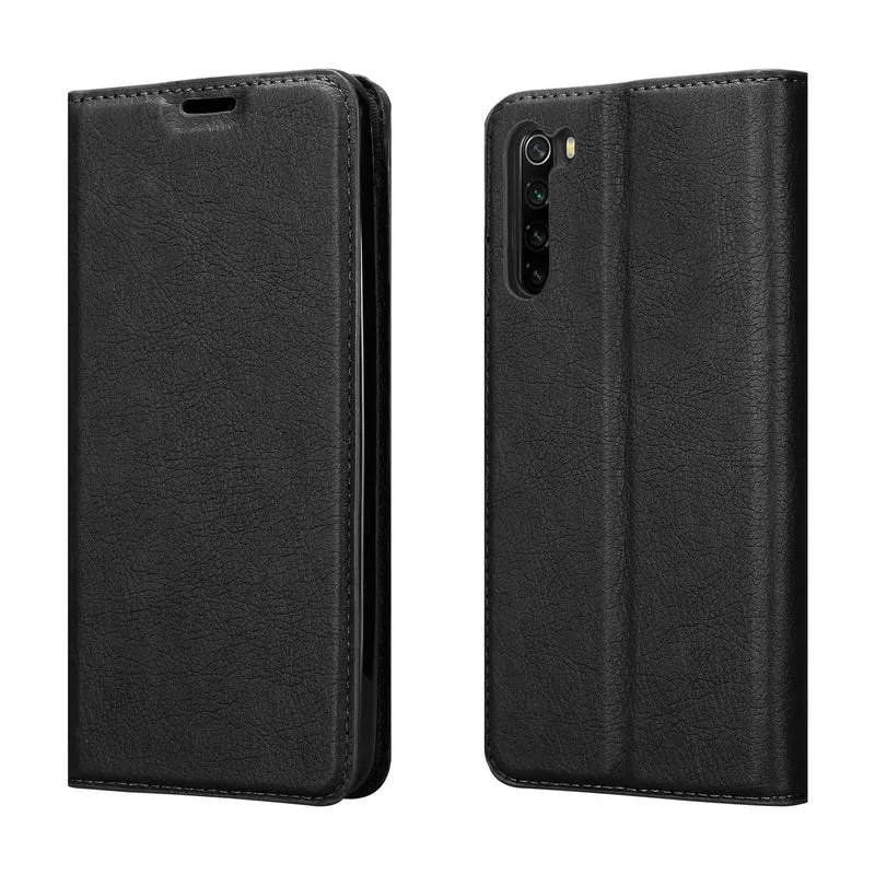 Cadorabo Hülle kompatibel mit Xiaomi RedMi NOTE 8 Schutzhülle mit Magnetverschluss, Standfunktion und Kartenfach