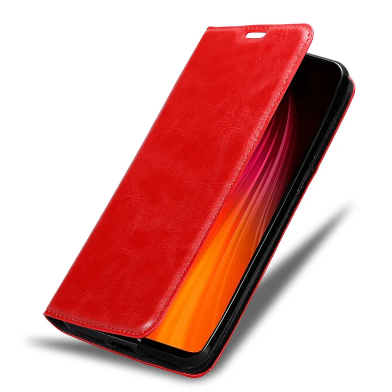 Cadorabo Hülle kompatibel mit Xiaomi RedMi NOTE 8 Schutzhülle mit Magnetverschluss, Standfunktion und Kartenfach