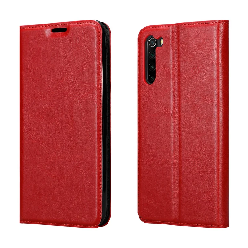 Cadorabo Hülle kompatibel mit Xiaomi RedMi NOTE 8 Schutzhülle mit Magnetverschluss, Standfunktion und Kartenfach