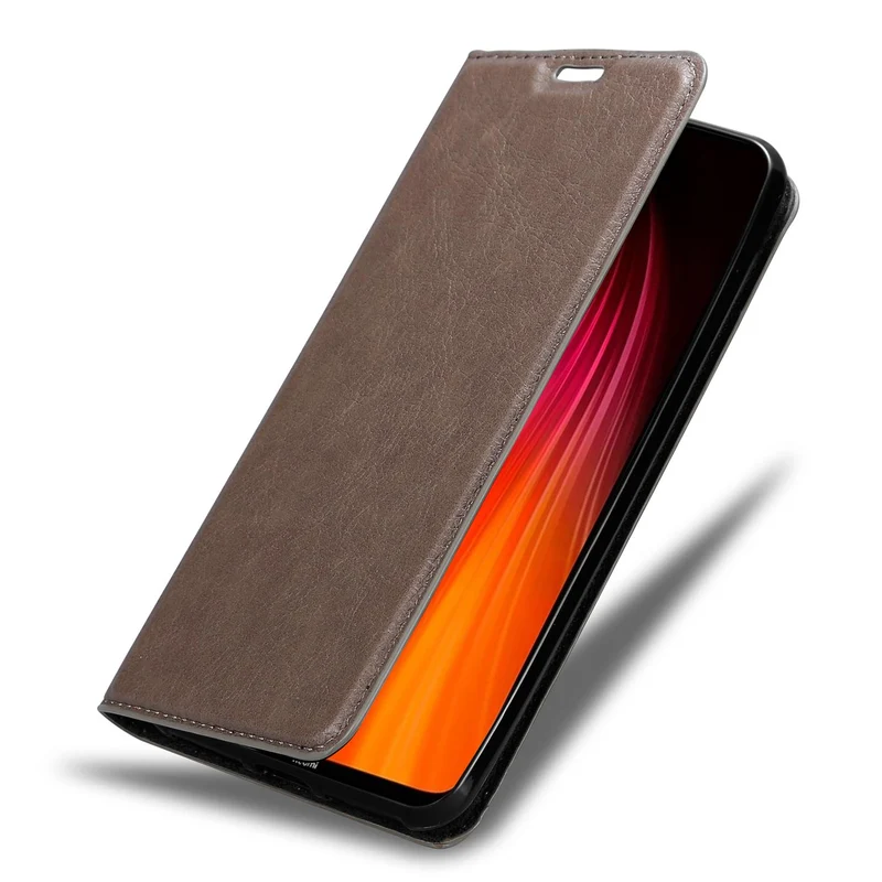 Cadorabo Hülle kompatibel mit Xiaomi RedMi NOTE 8 Schutzhülle mit Magnetverschluss, Standfunktion und Kartenfach