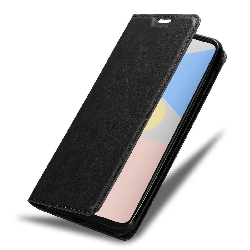 Cadorabo Hülle kompatibel mit Google PIXEL 4A Schutzhülle mit Magnetverschluss, Standfunktion und Kartenfach