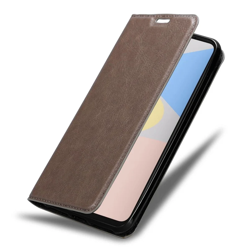 Cadorabo Hülle kompatibel mit Google PIXEL 4A Schutzhülle mit Magnetverschluss, Standfunktion und Kartenfach