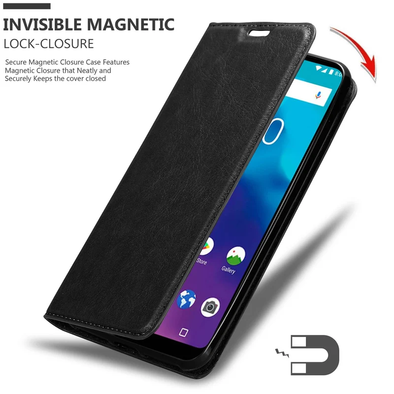 Cadorabo Hülle kompatibel mit ZTE Blade V10 VITA Schutzhülle mit Magnetverschluss, Standfunktion und Kartenfach