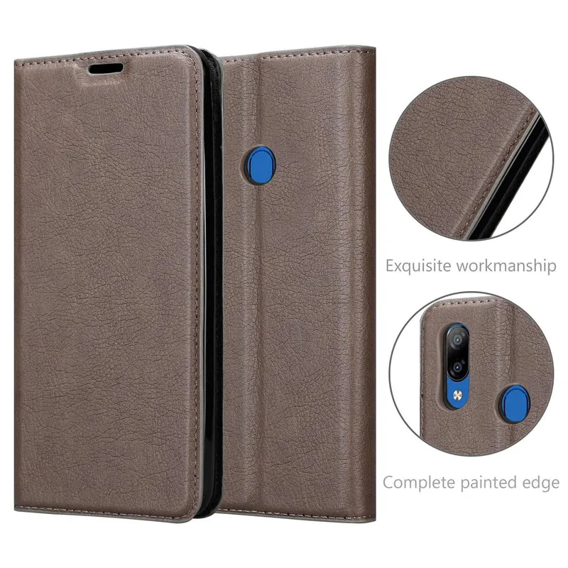 Cadorabo Hülle kompatibel mit ZTE Blade V10 VITA Schutzhülle mit Magnetverschluss, Standfunktion und Kartenfach