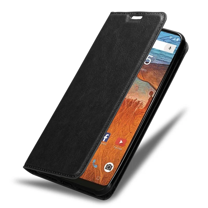 Cadorabo Hülle kompatibel mit ZTE Blade V10 Schutzhülle mit Magnetverschluss, Standfunktion und Kartenfach