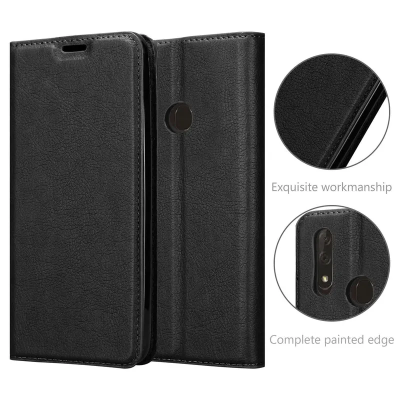 Cadorabo Hülle kompatibel mit ZTE Blade V10 Schutzhülle mit Magnetverschluss, Standfunktion und Kartenfach