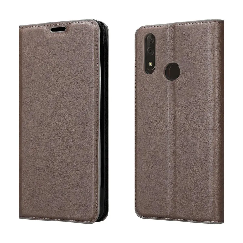 Cadorabo Hülle kompatibel mit ZTE Blade V10 Schutzhülle mit Magnetverschluss, Standfunktion und Kartenfach