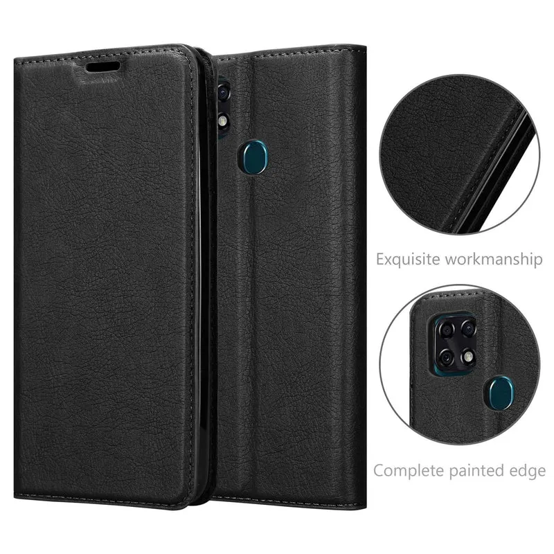Cadorabo Hülle kompatibel mit ZTE Blade 10 SMART Schutzhülle mit Magnetverschluss, Standfunktion und Kartenfach