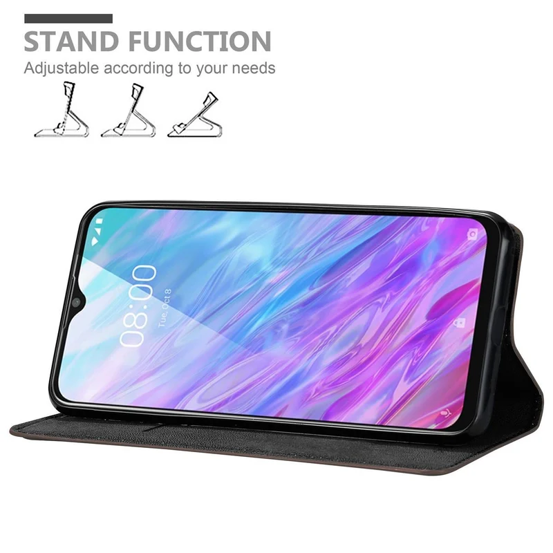 Cadorabo Hülle kompatibel mit ZTE Blade 10 SMART Schutzhülle mit Magnetverschluss, Standfunktion und Kartenfach