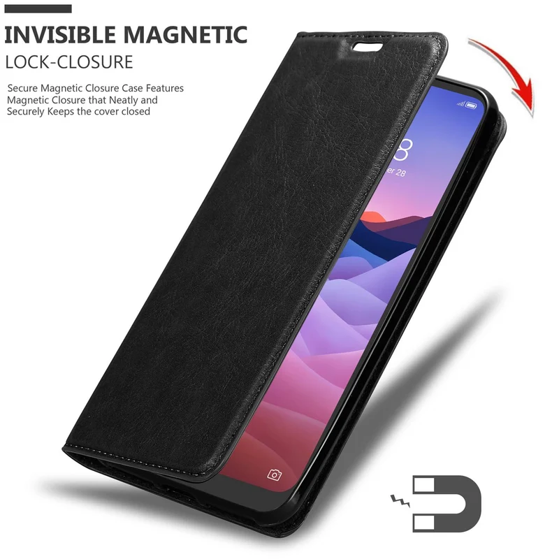 Cadorabo Hülle kompatibel mit ZTE Blade V2020 SMART Schutzhülle mit Magnetverschluss, Standfunktion und Kartenfach