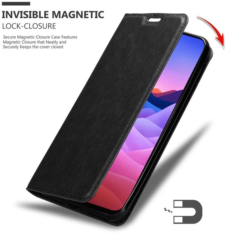 Cadorabo Hülle kompatibel mit ZTE Blade V2020 Schutzhülle mit Magnetverschluss, Standfunktion und Kartenfach