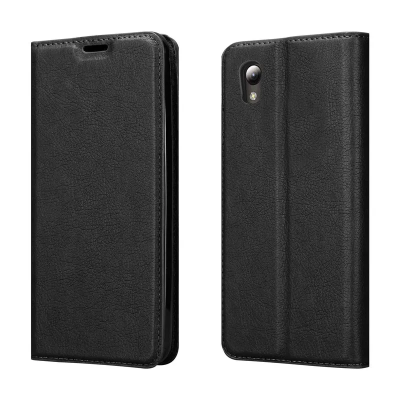 Cadorabo Hülle kompatibel mit ZTE Blade L8 Schutzhülle mit Magnetverschluss, Standfunktion und Kartenfach