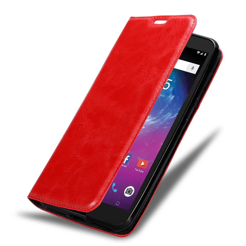 Cadorabo Hülle kompatibel mit ZTE Blade L8 Schutzhülle mit Magnetverschluss, Standfunktion und Kartenfach
