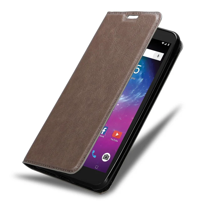 Cadorabo Hülle kompatibel mit ZTE Blade L8 Schutzhülle mit Magnetverschluss, Standfunktion und Kartenfach