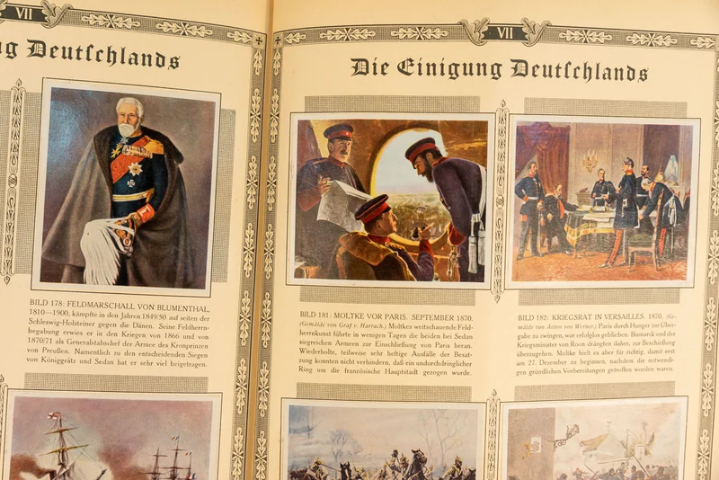 Stickeralbum "Deutsche Geschichte".