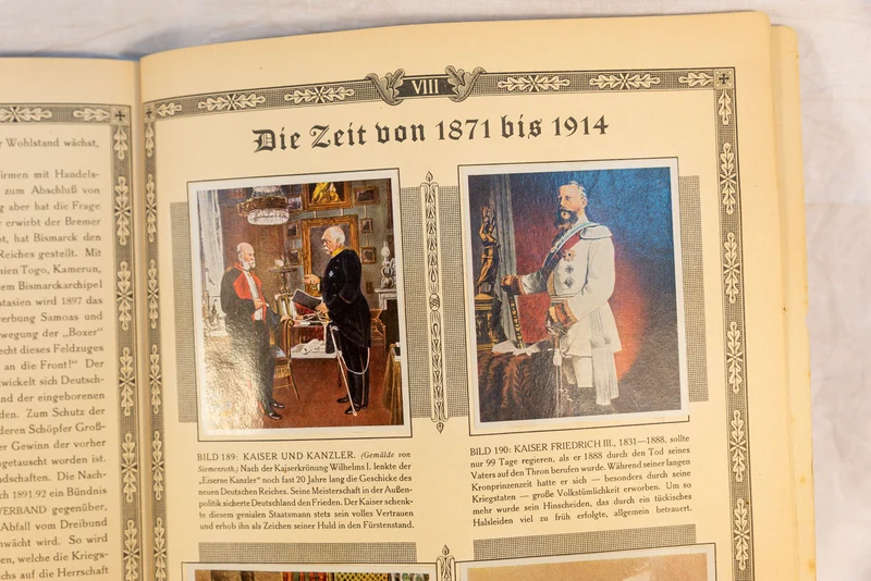 Stickeralbum "Deutsche Geschichte".