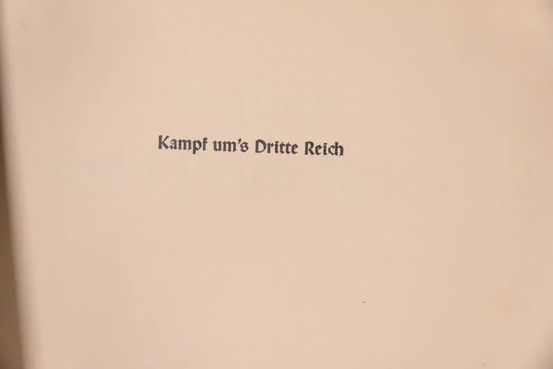 Stickeralbum „Kampf um's Drittes Reich“.