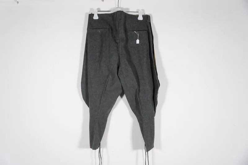 Offiziershose M.34 grau/grünes Tuch