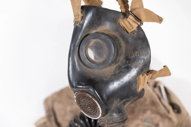 O.41 Rs „optische“ Gasmaske aus dem 2. Weltkrieg