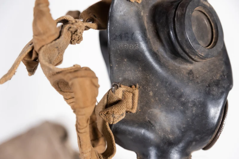 O.41 Rs „optische“ Gasmaske aus dem 2. Weltkrieg