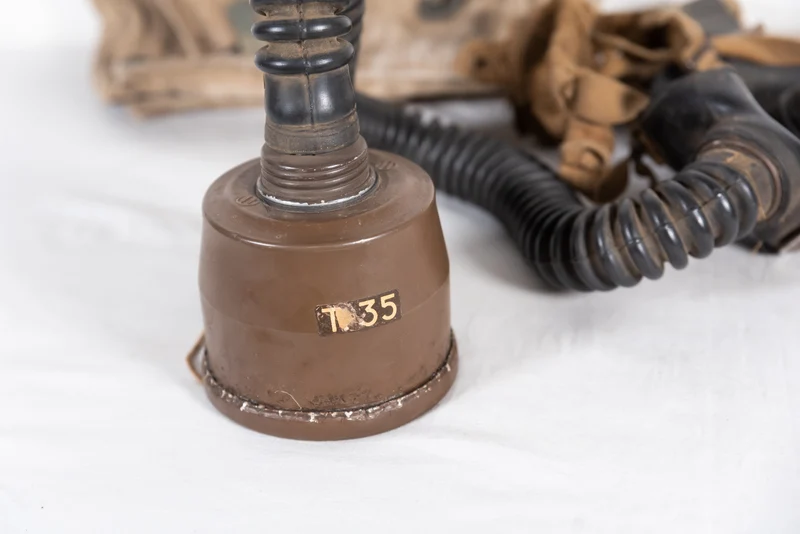 O.41 Rs „optische“ Gasmaske aus dem 2. Weltkrieg