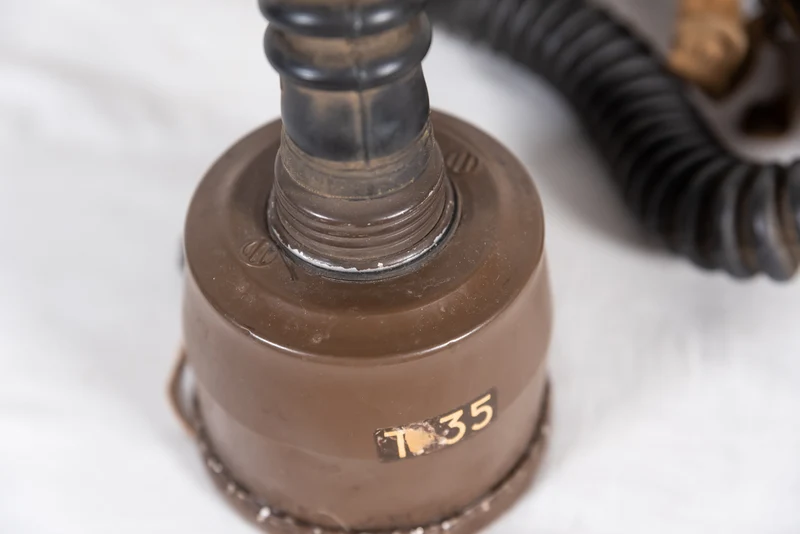 O.41 Rs „optische“ Gasmaske aus dem 2. Weltkrieg