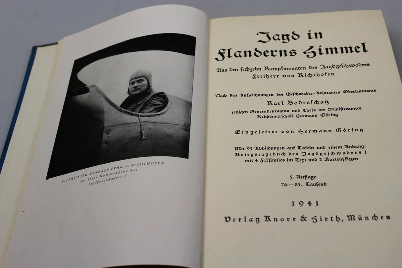 "Jagdt in Flanders Himmel" C. Bodenschatz 1941
