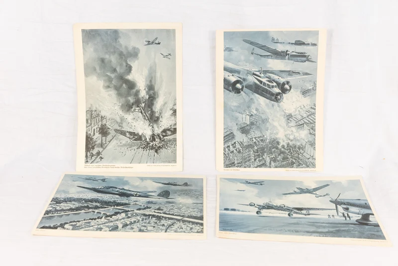 #4 Vintage-Drucke der Luftwaffe