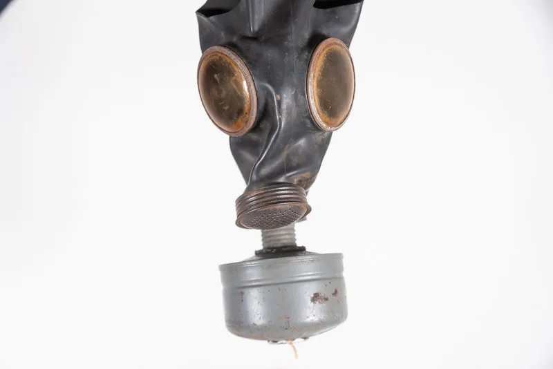 Belgische Gasmaske aus dem 2. Weltkrieg