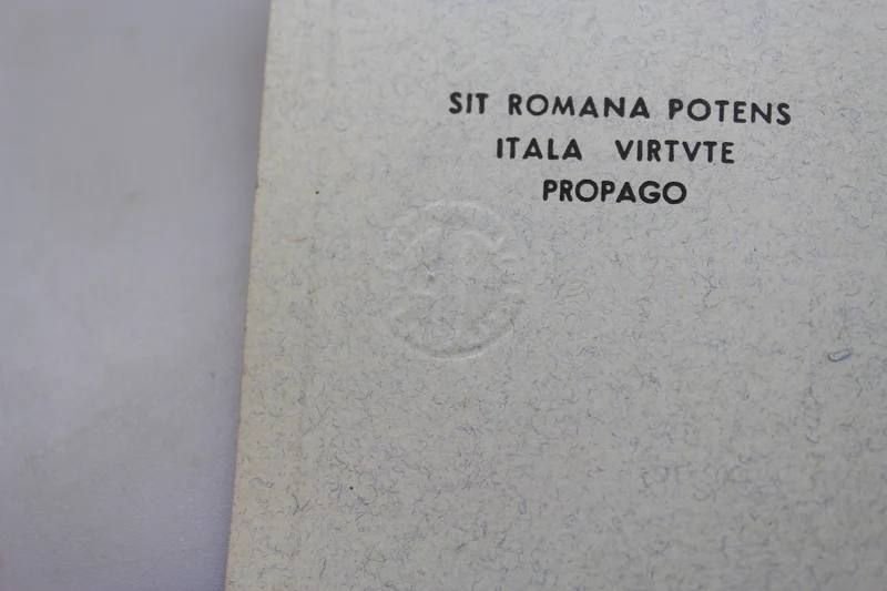 PNF-Karte XVII° Fasci Italiani im Ausland