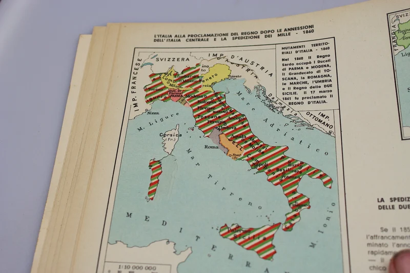 „Vom Risorgimento zum Empire“ „Historischer Atlas“ 1930