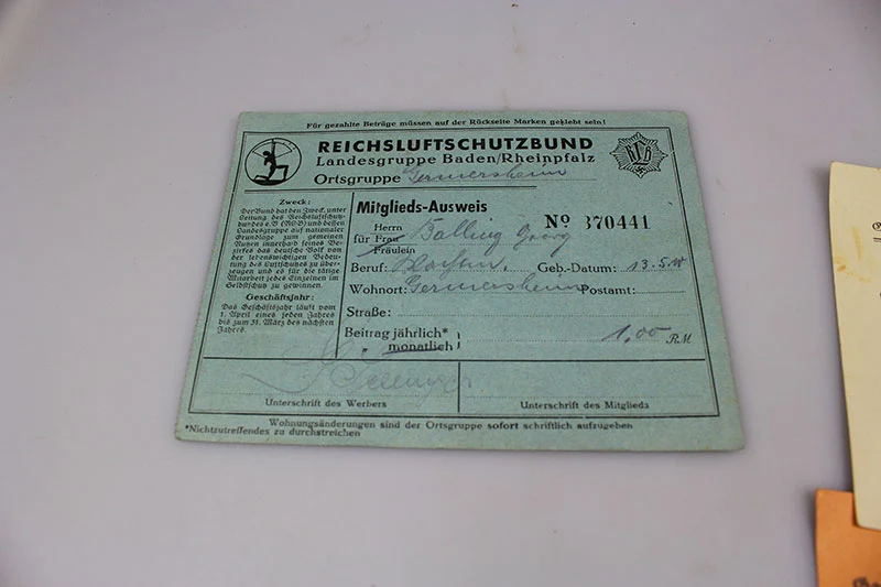 Konvolut RLB-Luftschutz