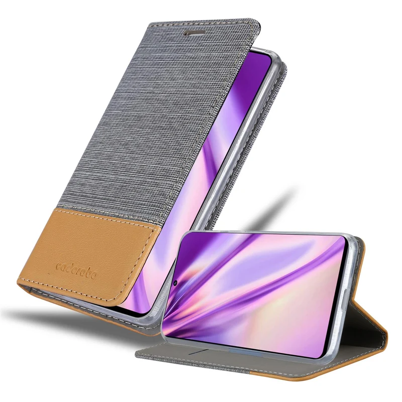 Cadorabo Hülle kompatibel mit Samsung Galaxy M51 Schutzhülle mit Magnetverschluss, Standfunktion und Kartenfach