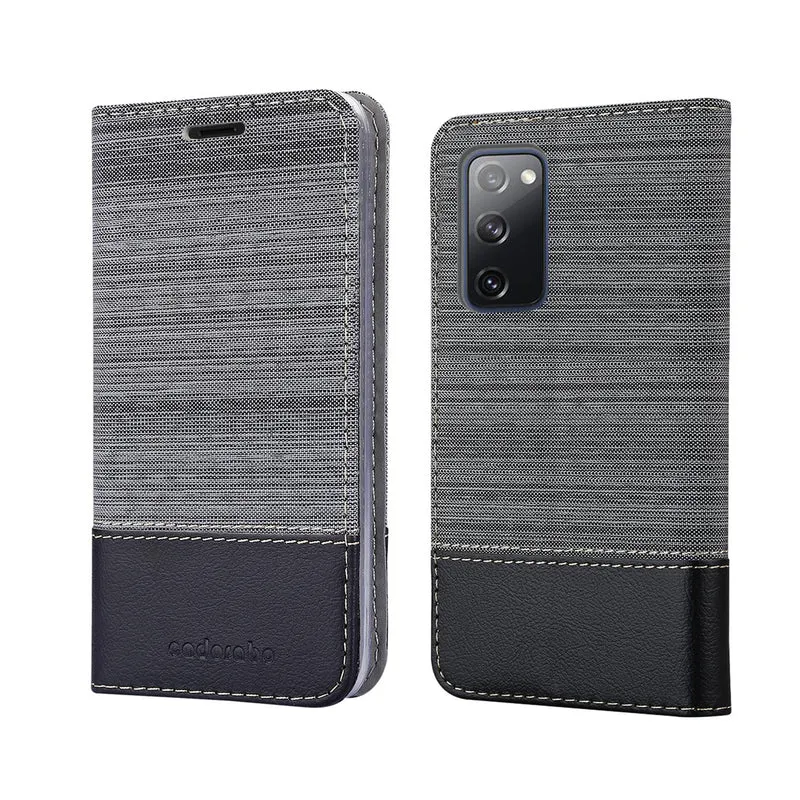 Cadorabo Hülle kompatibel mit Samsung Galaxy S20 FE Schutzhülle mit Magnetverschluss, Standfunktion und Kartenfach