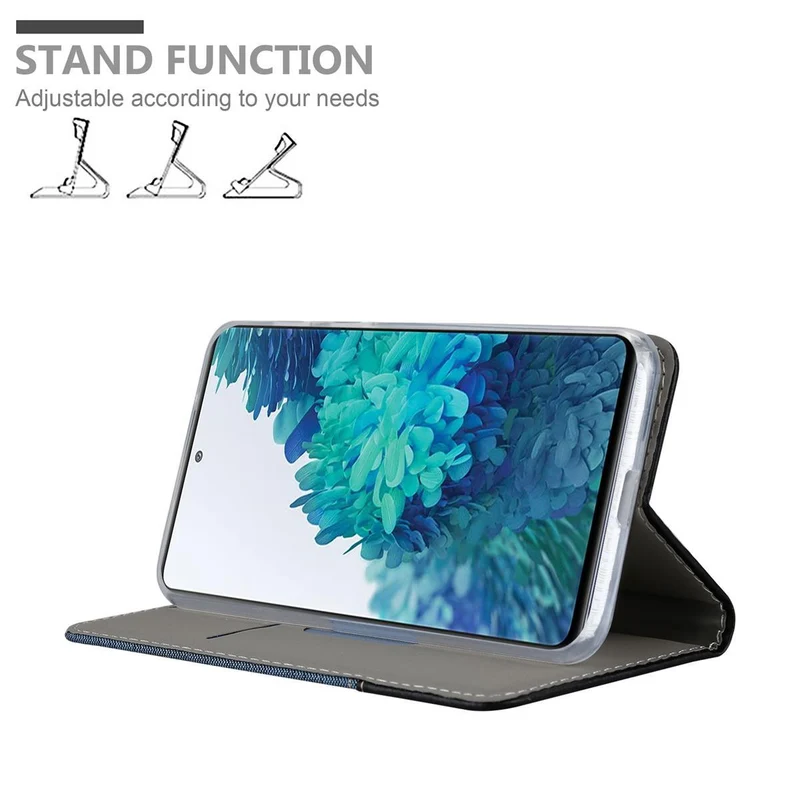 Cadorabo Hülle kompatibel mit Samsung Galaxy S20 FE Schutzhülle mit Magnetverschluss, Standfunktion und Kartenfach