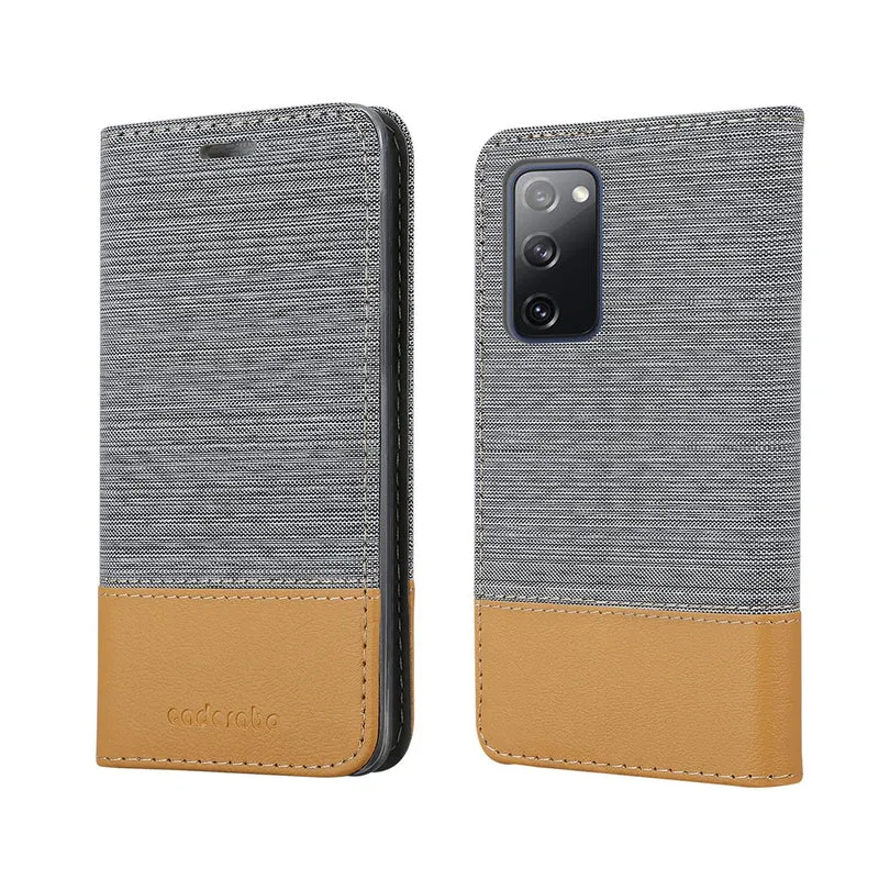 Cadorabo Hülle kompatibel mit Samsung Galaxy S20 FE Schutzhülle mit Magnetverschluss, Standfunktion und Kartenfach