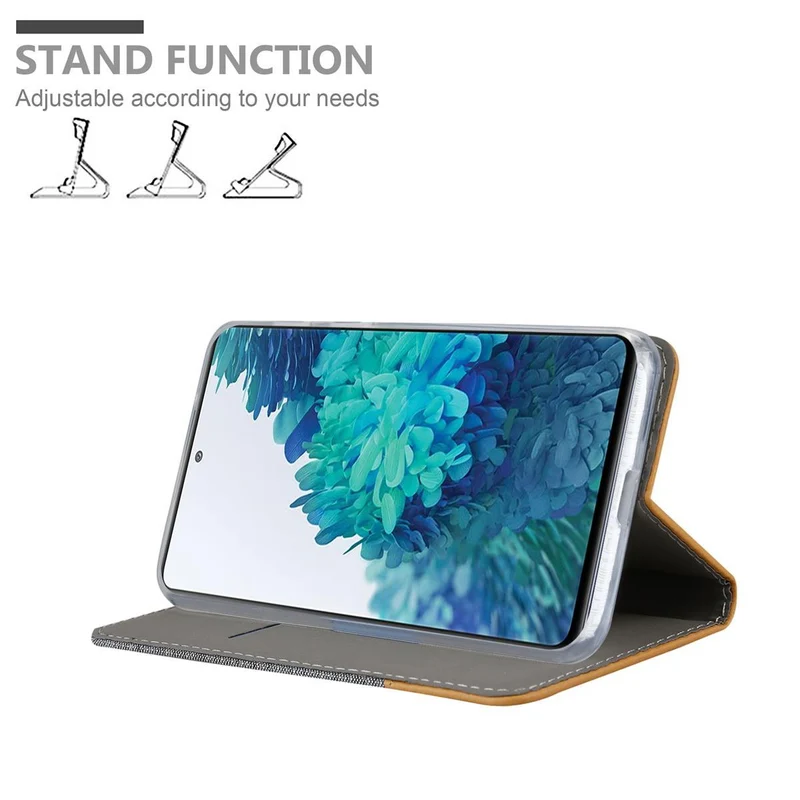 Cadorabo Hülle kompatibel mit Samsung Galaxy S20 FE Schutzhülle mit Magnetverschluss, Standfunktion und Kartenfach