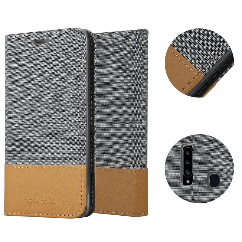 Cadorabo Hülle kompatibel mit Samsung Galaxy A20 / A30 / M10s Schutzhülle mit Magnetverschluss, Standfunktion und Kartenfach