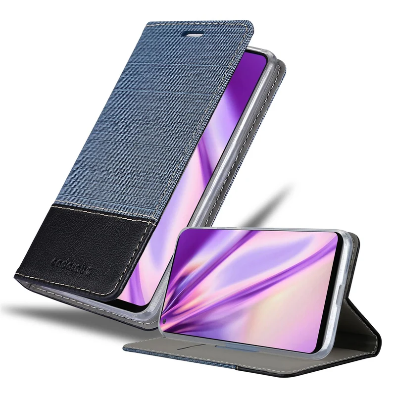 Cadorabo Hülle kompatibel mit Samsung Galaxy A21s Schutzhülle mit Magnetverschluss, Standfunktion und Kartenfach