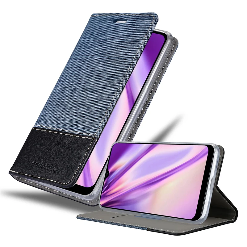 Cadorabo Hülle kompatibel mit Samsung Galaxy A10s / M01s Schutzhülle mit Magnetverschluss, Standfunktion und Kartenfach