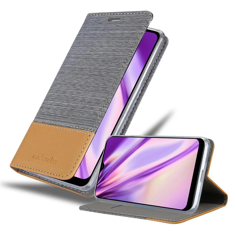 Cadorabo Hülle kompatibel mit Samsung Galaxy A10s / M01s Schutzhülle mit Magnetverschluss, Standfunktion und Kartenfach