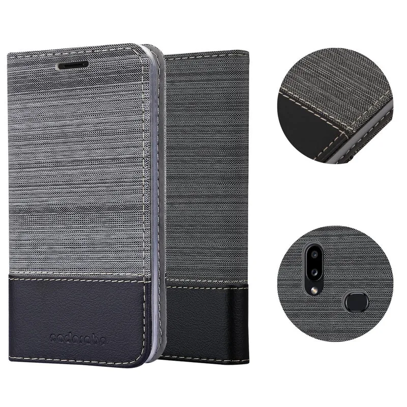 Cadorabo Hülle kompatibel mit Samsung Galaxy A10s / M01s Schutzhülle mit Magnetverschluss, Standfunktion und Kartenfach